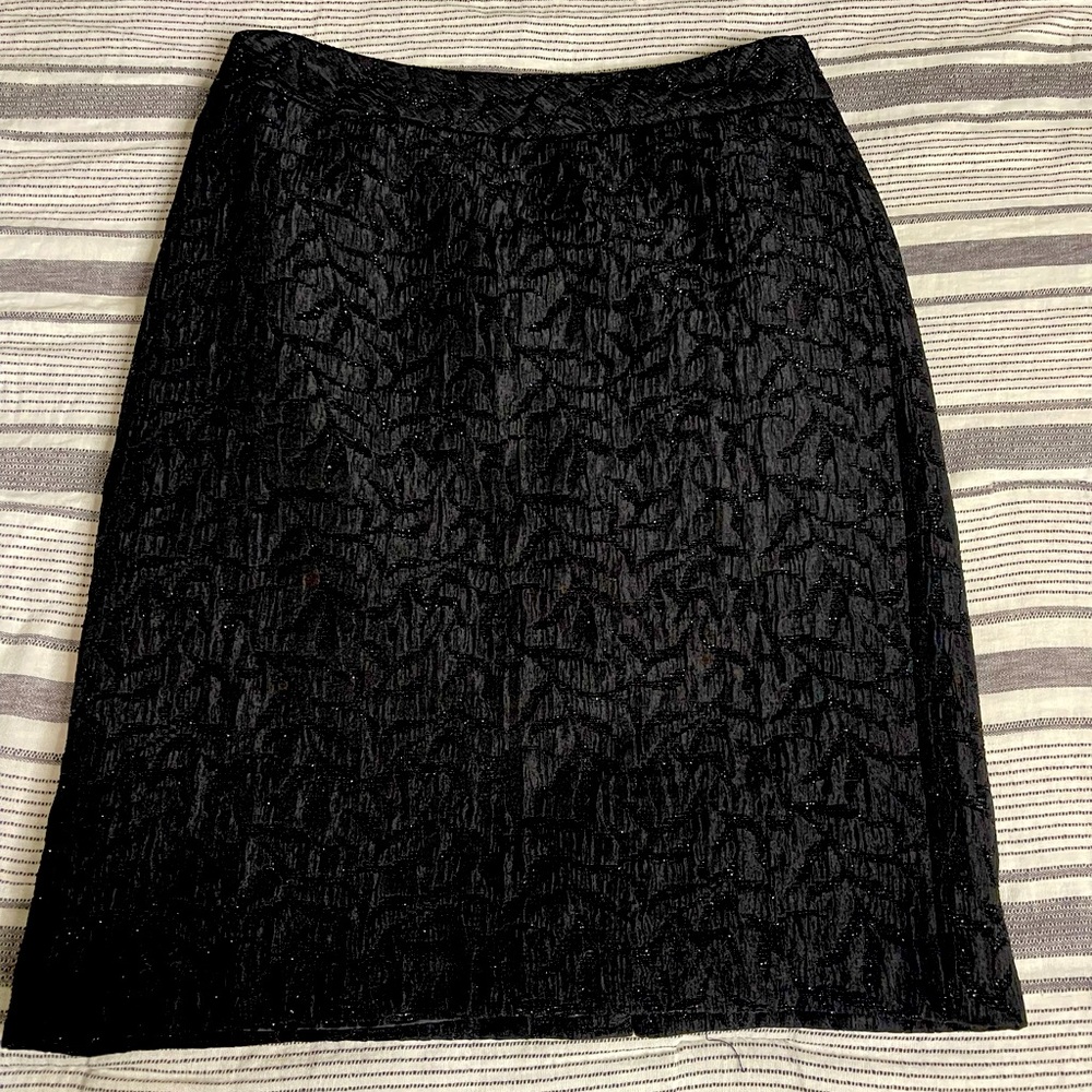 Black pencil skirt